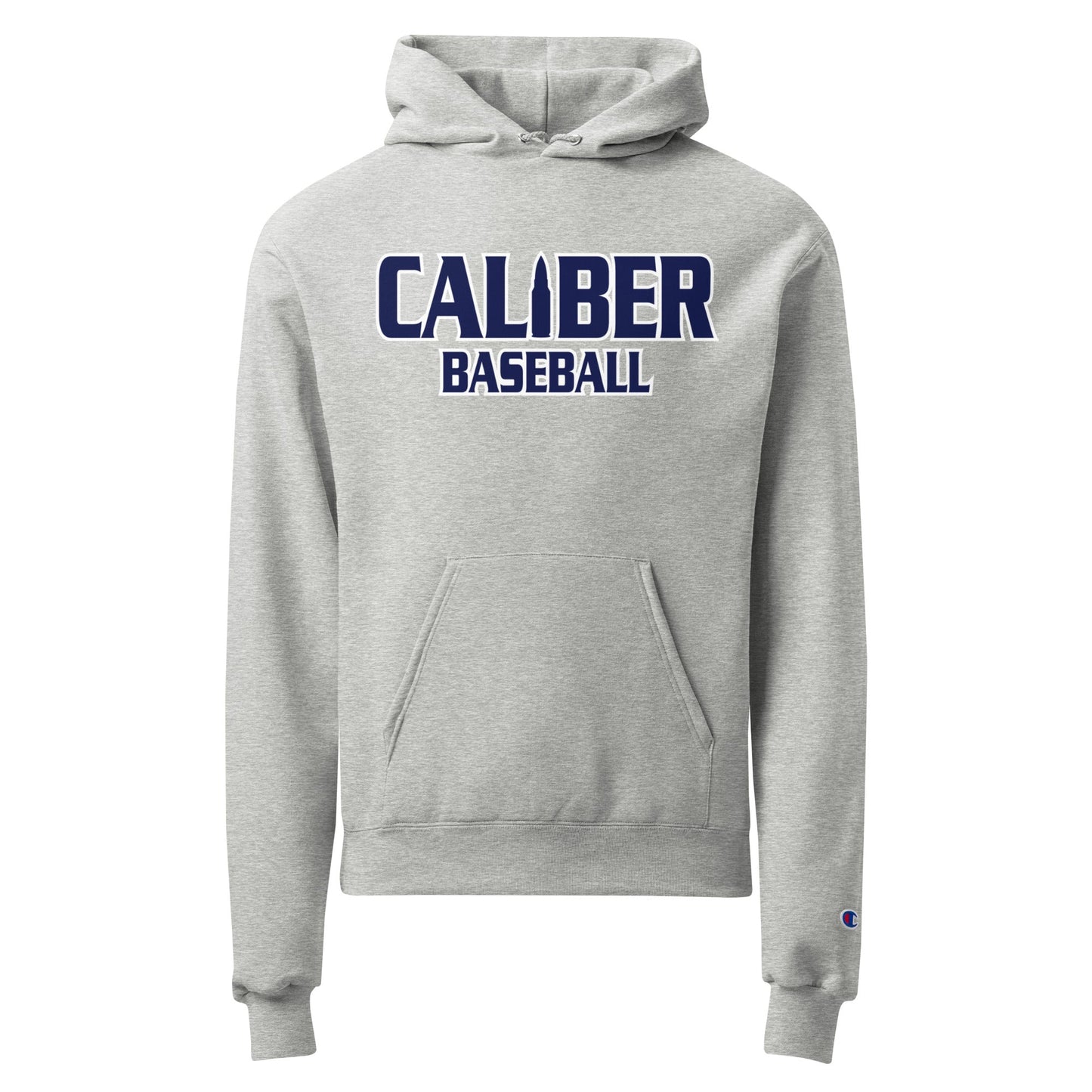 Signature | Champion Hoodie | Caliber Baseball | Varsity Script Logo