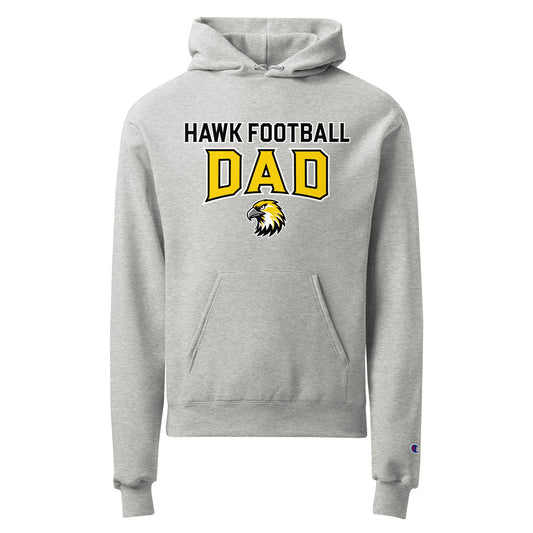 Signature | Champion Hoodie | Cardinal Ohara Hawks | Football Dad Logo