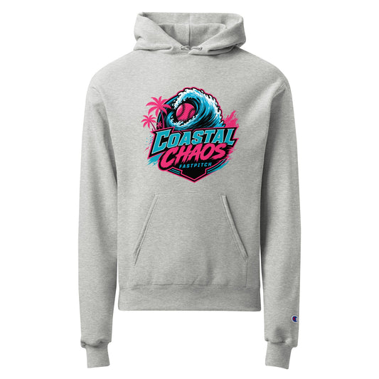 Signature | Champion Hoodie | Coastal Chaos Fastpitch | Emblem Logo