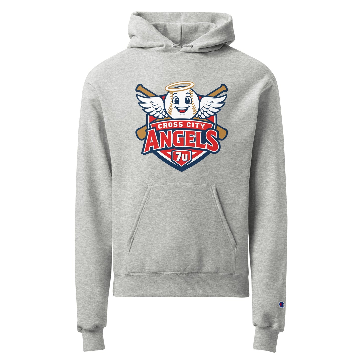 Signature | Champion Hoodie | Cross City Angels | Shield Logo