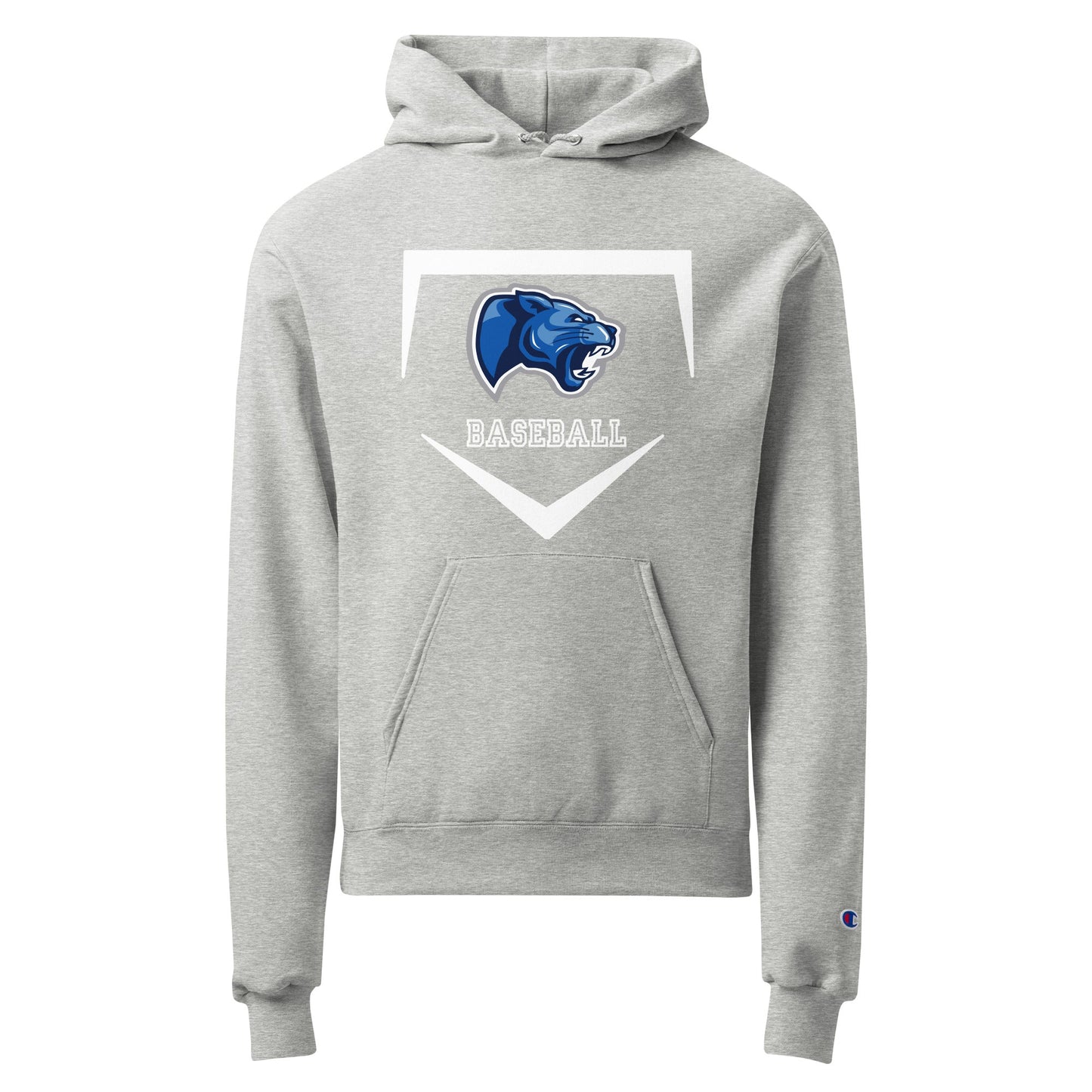Signature | Champion Hoodie | Denmark Technical College | Baseball Logo