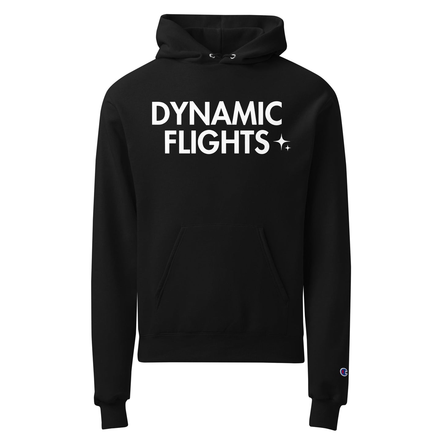 Signature | Champion Hoodie | Dynamic Flights Gymnastics | Alt Logo