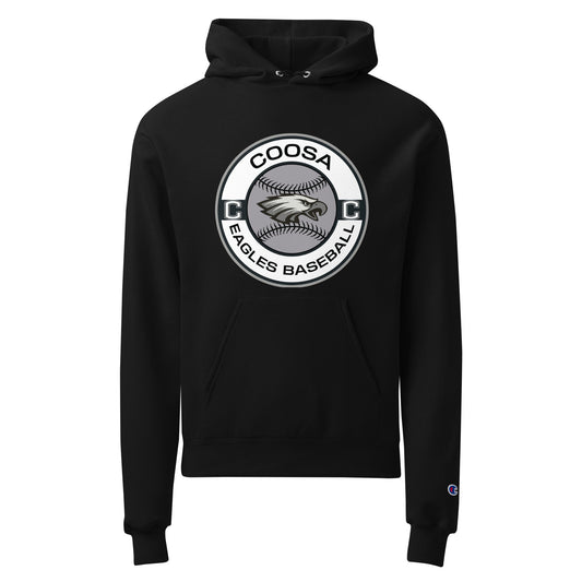 Signature | Champion Hoodie | Eagles Baseball | Badge Logo