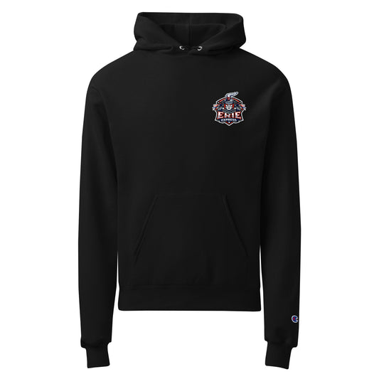 Signature | Champion Hoodie | Erie Express Football | Badge Logo