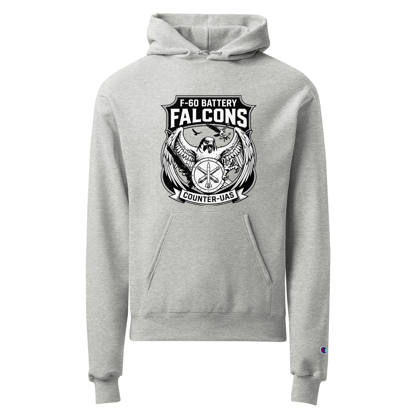 Signature | Champion Hoodie | F - 60th ADA | Falcon Shield Logo