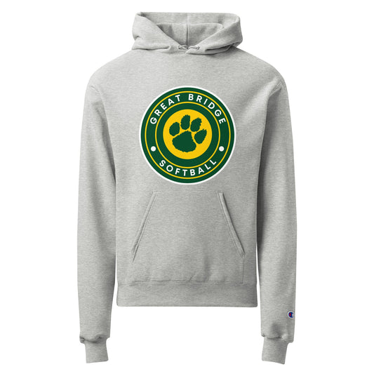 Signature | Champion Hoodie | Great Bridge Softball Booster | Badge Logo