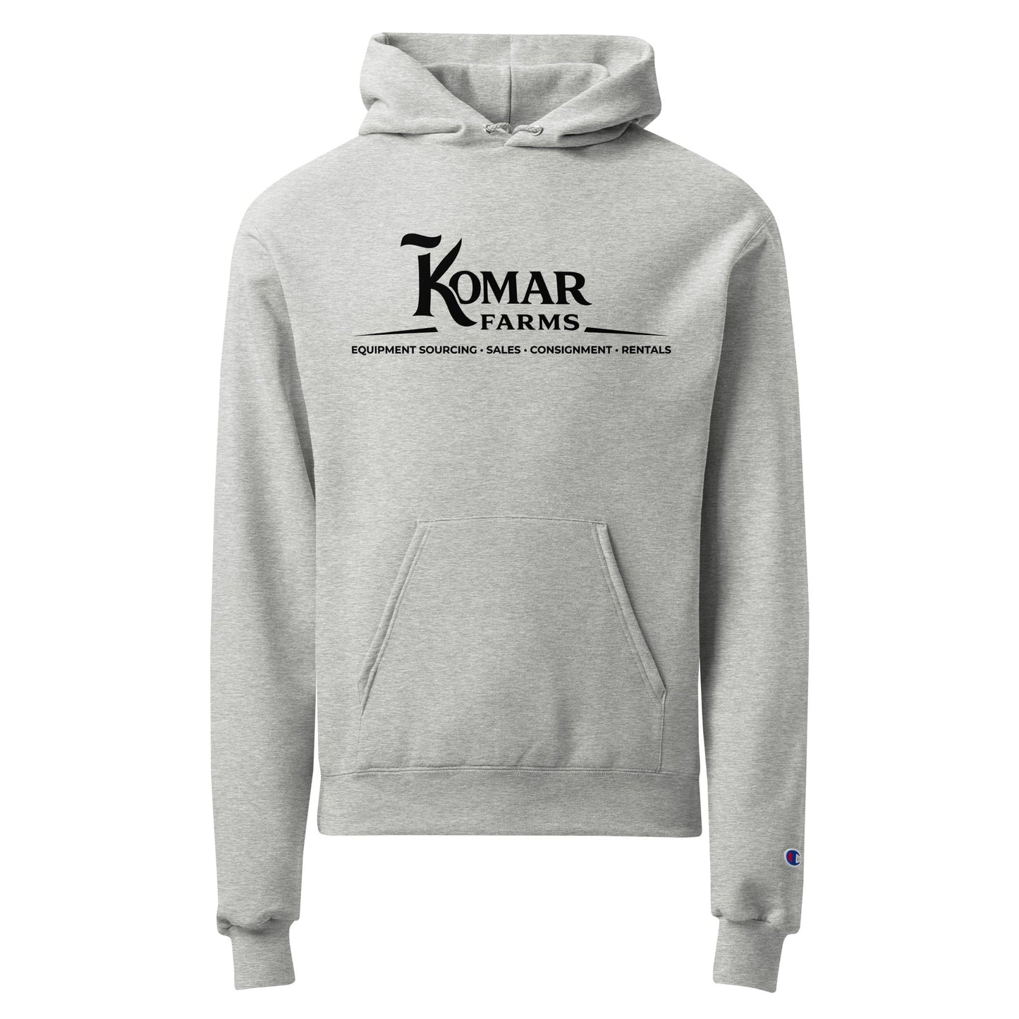 Signature | Champion Hoodie | Komar Farms | Mark Logo