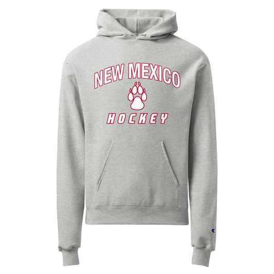 Signature | Champion Hoodie | Lobo Women’s Ice Hockey | Script Logo
