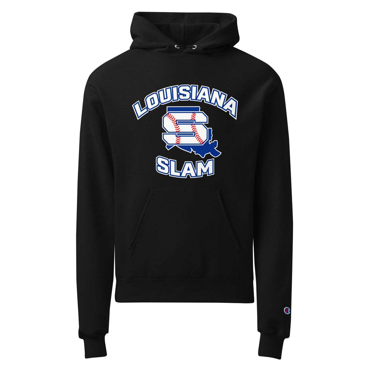 Signature | Champion Hoodie | Louisiana Slam Baseball | Emblem Logo