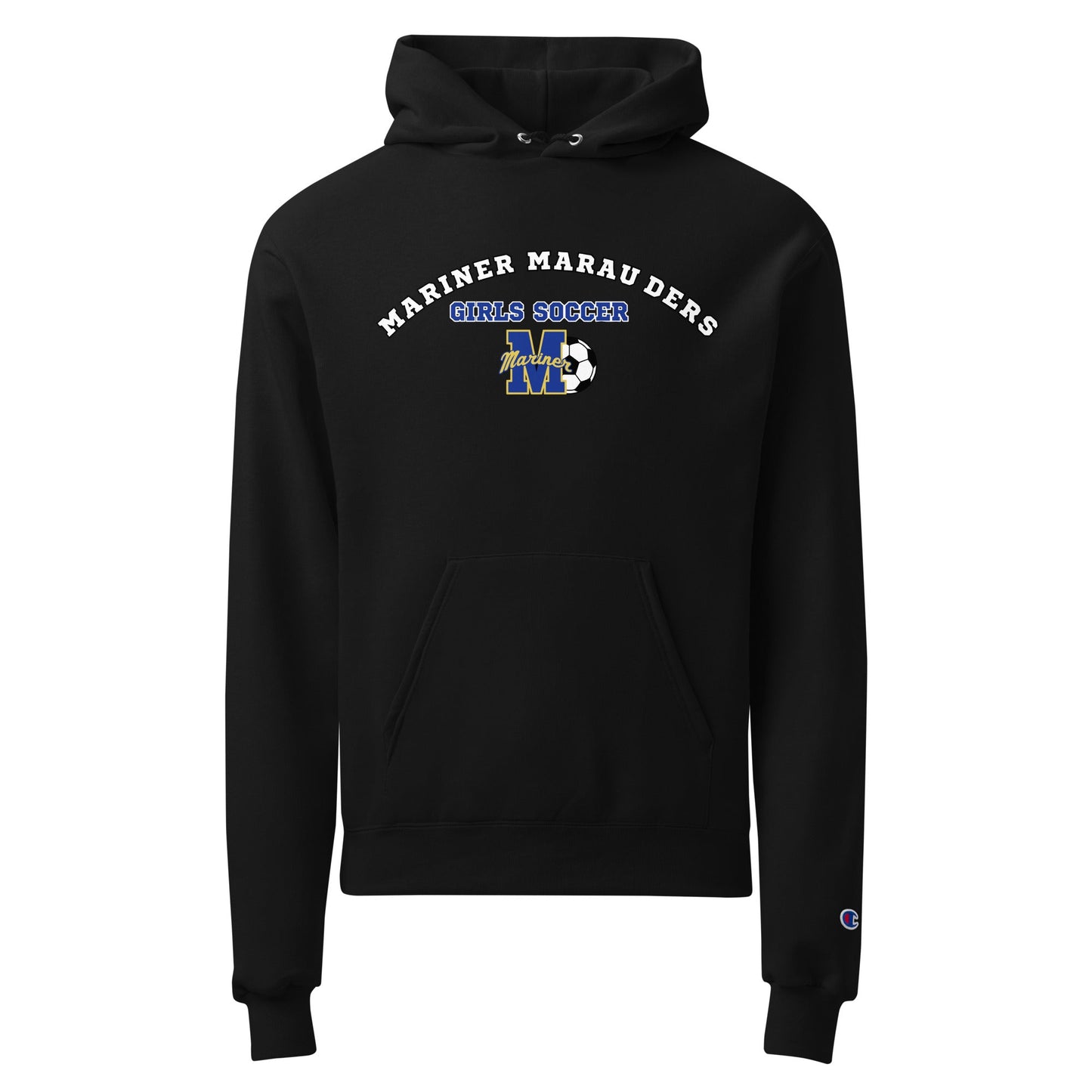 Signature | Champion Hoodie | Mariner girls soccer | Crest Logo