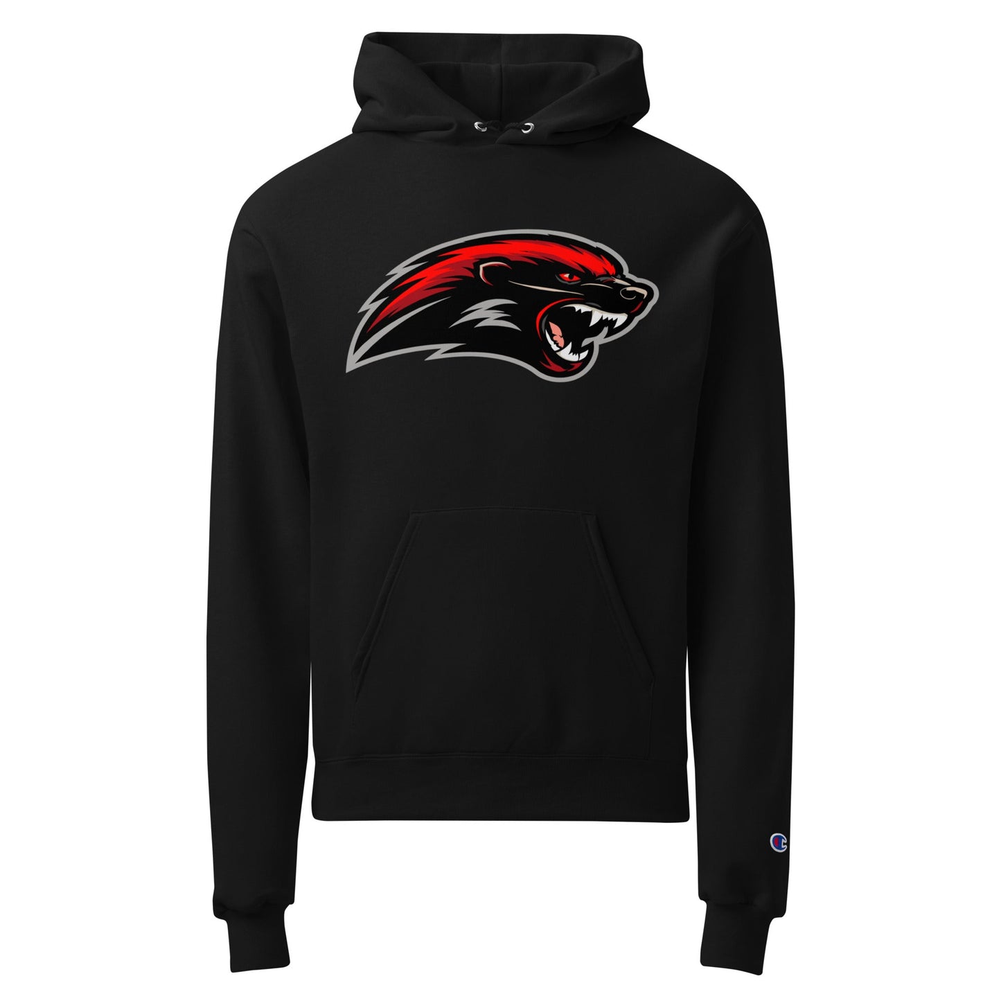 Signature | Champion Hoodie | Midwest Badgers | Emblem Logo