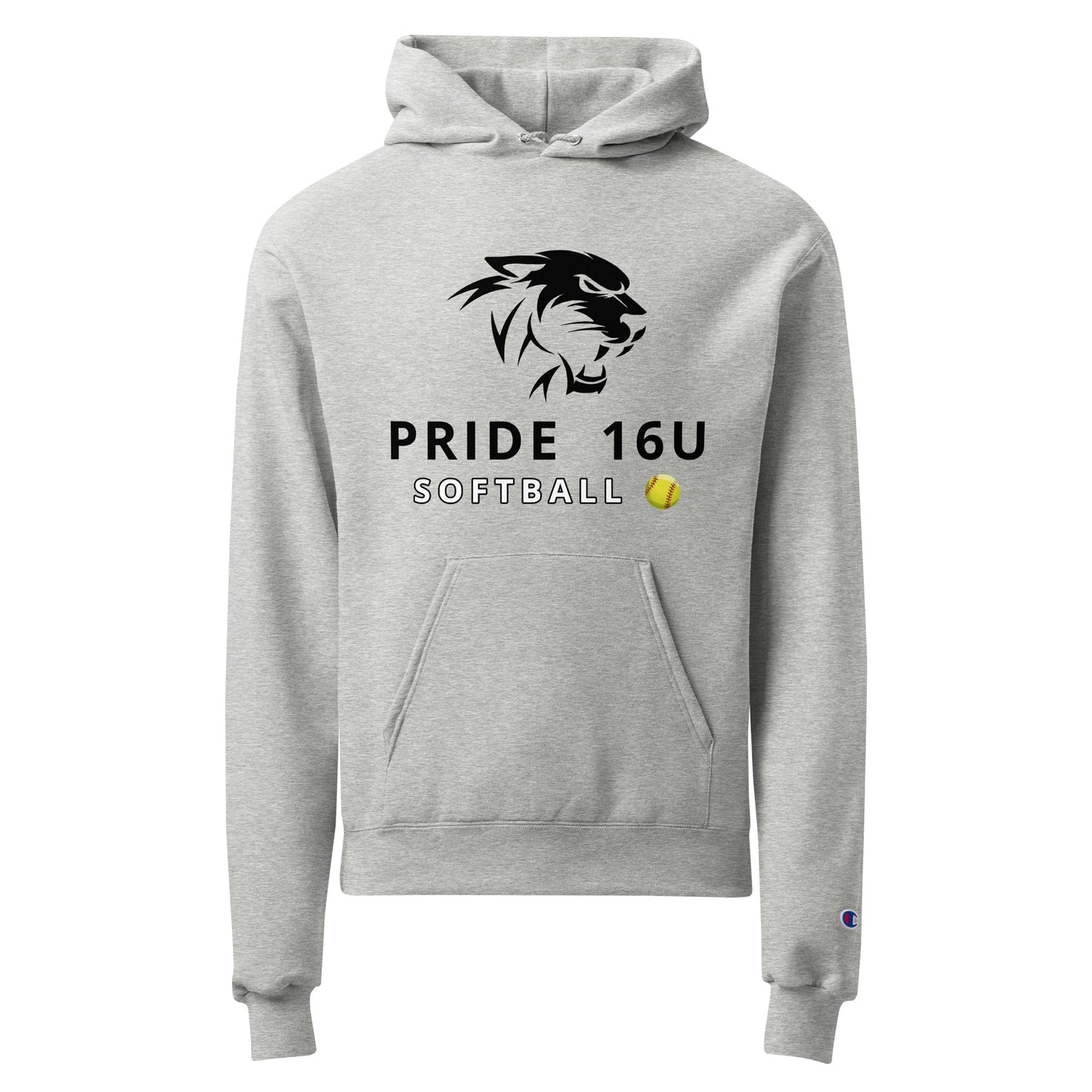 Signature | Champion Hoodie | NNY Pride Softball | Emblem Logo