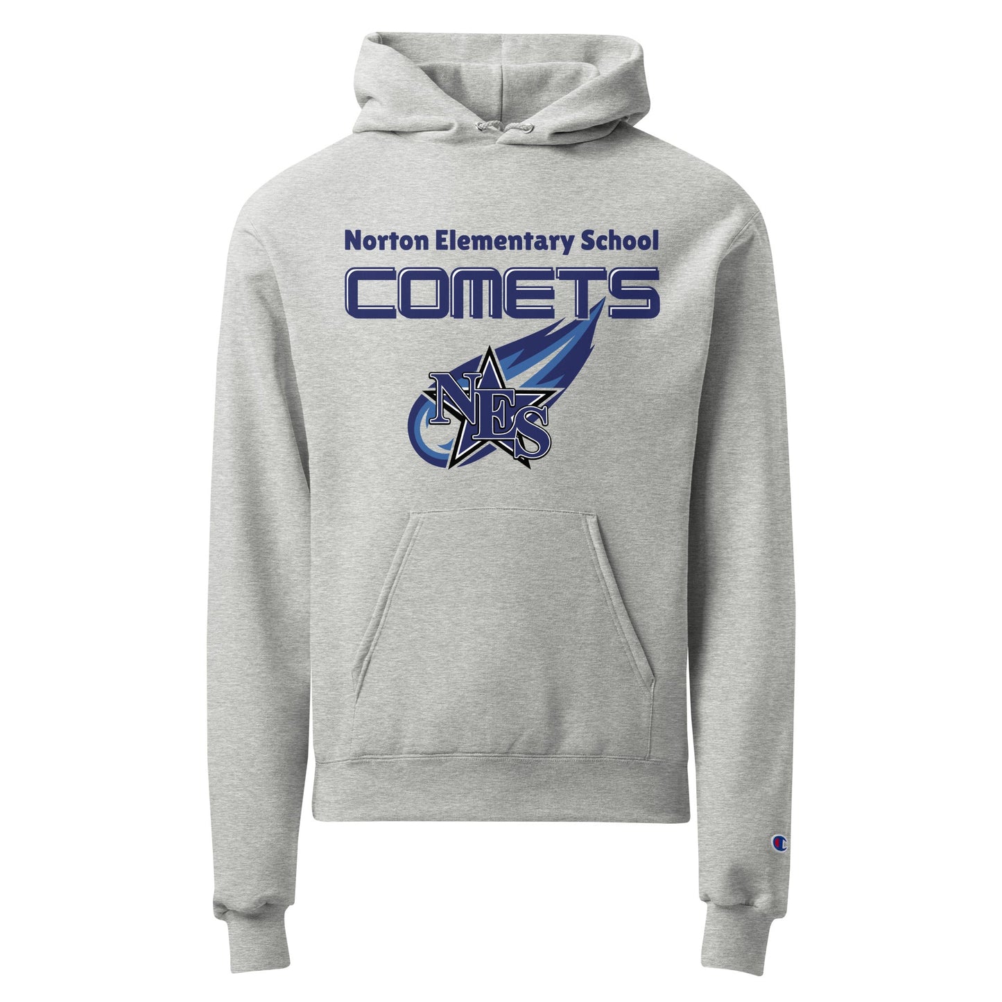 Signature | Champion Hoodie | Norton Elementary School | Space Script Logo