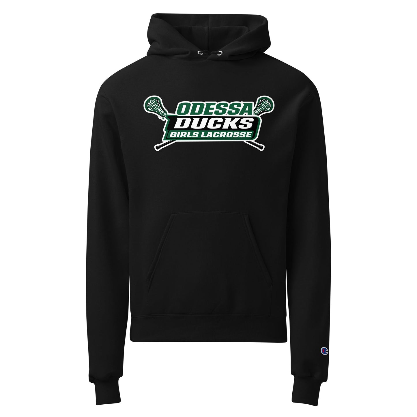 Signature | Champion Hoodie | Odessa Girls Lacrosse | Girls LAX Logo