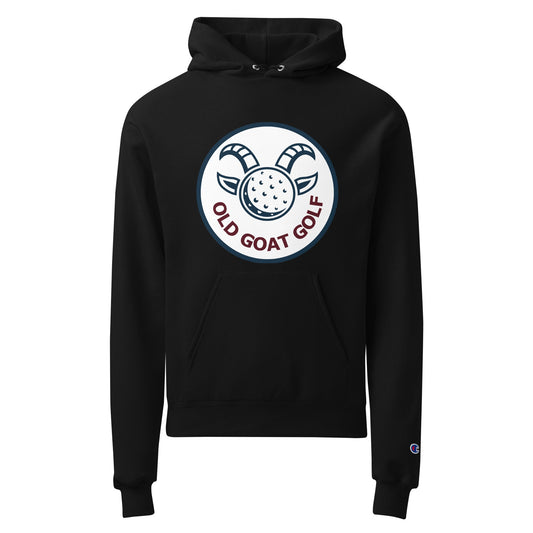 Signature | Champion Hoodie | Old Goat Golf | Badge Logo