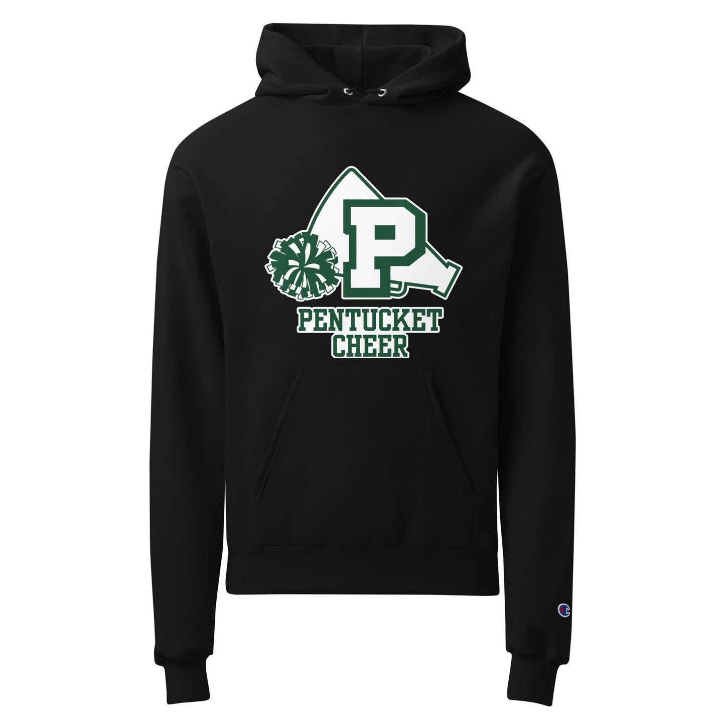 Signature | Champion Hoodie | Pentucket Youth Football and Cheer | Sideline Vanguard Logo