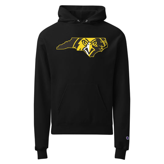 Signature | Champion Hoodie | Pfeiffer University Golf | NC Logo