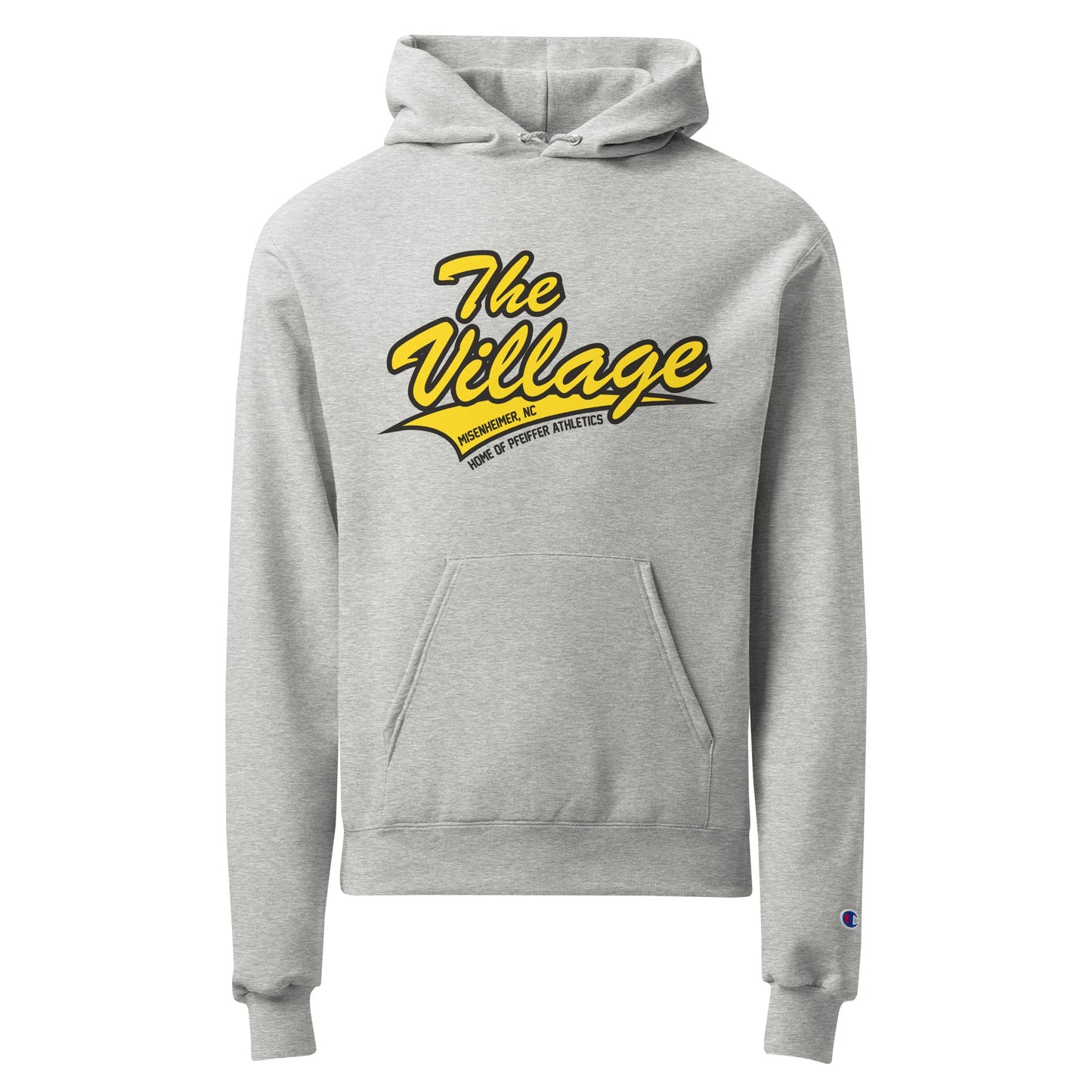 Signature | Champion Hoodie | Pfeiffer University Golf | Village Logo
