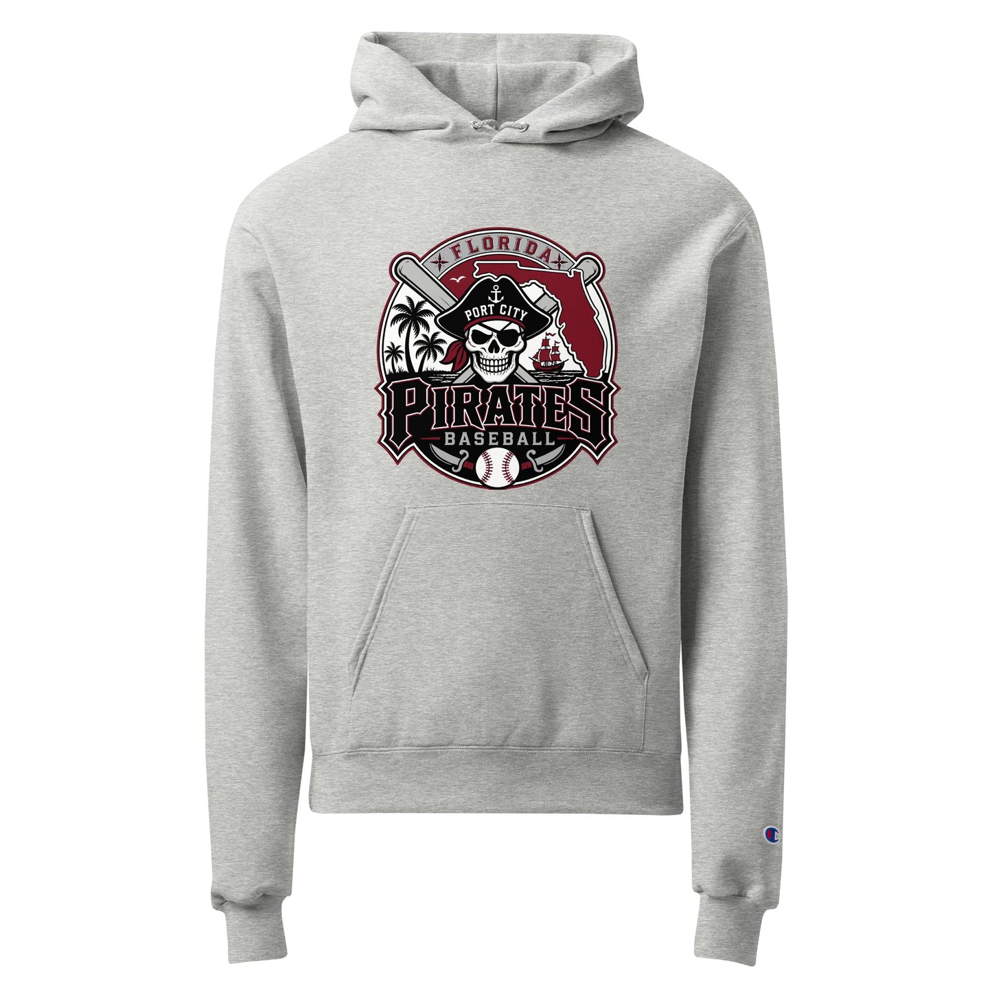 Signature | Champion Hoodie | Port City Pirates | Emblem Logo