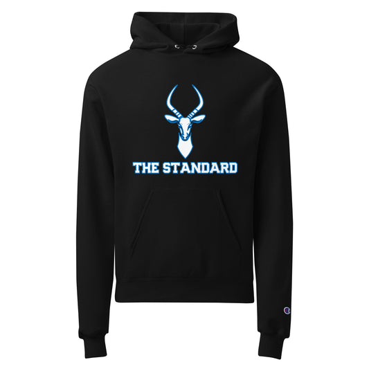 Signature | Champion Hoodie | Poudre Football | Standard Mark Logo