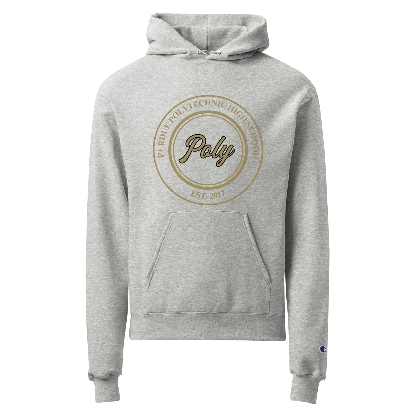 Signature | Champion Hoodie | Purdue Polytechnic High School | Poly Seal Logo