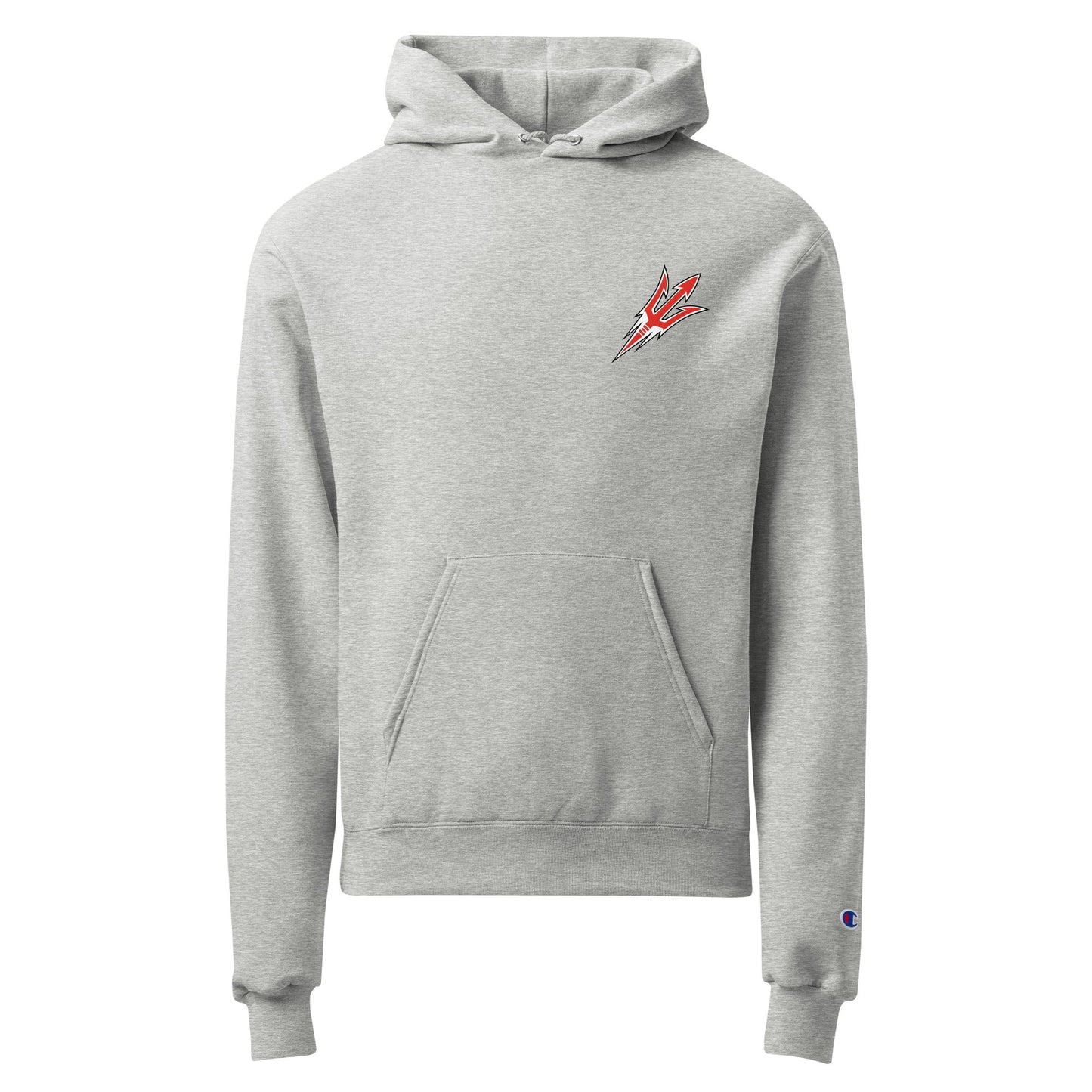 Signature | Champion Hoodie | Red Springs Track and Field | Trident Logo