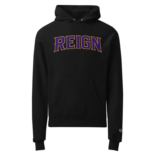 Signature | Champion Hoodie | REIGN 10U Softball | Modern Script Logo