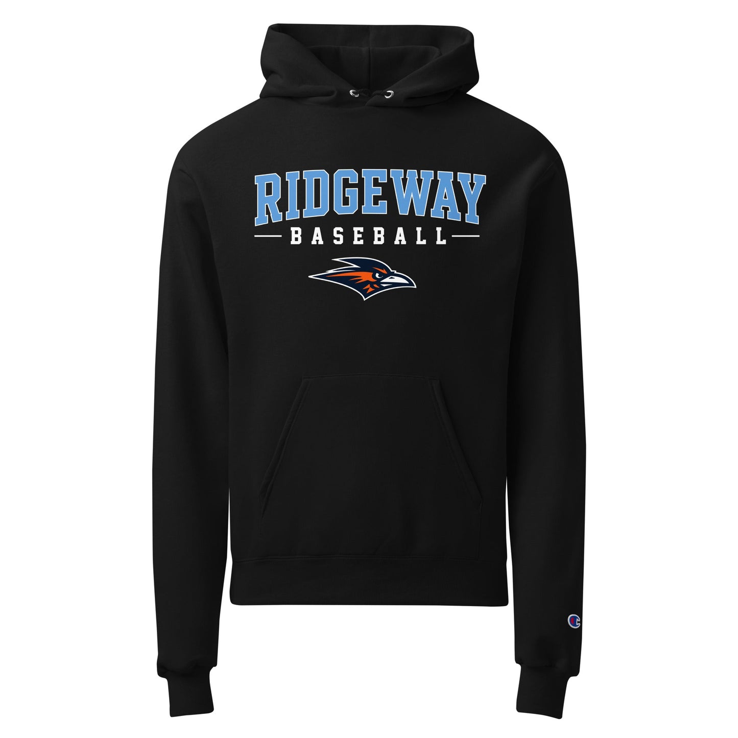 Signature | Champion Hoodie | Ridgeway High School Baseball | Athletics Logo