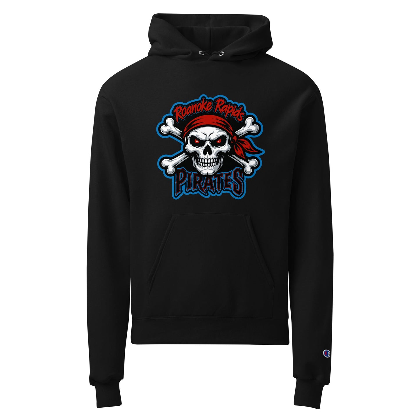 Signature | Champion Hoodie | Roanoke Rapids Pirates | River Raiders Logo