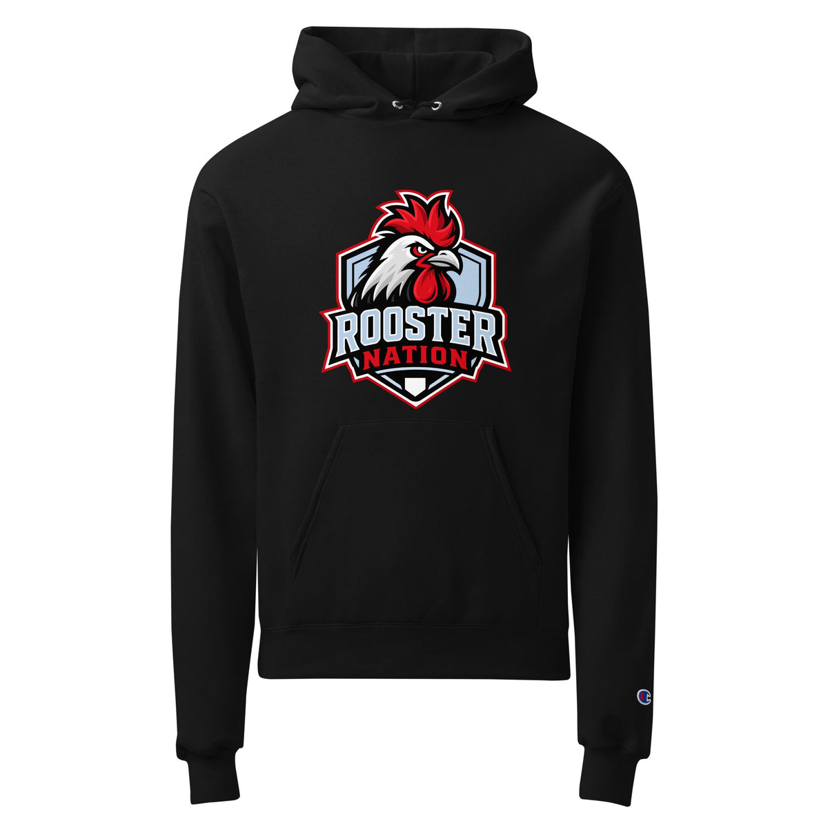 Signature | Champion Hoodie | Rooster Nation | Shield Logo