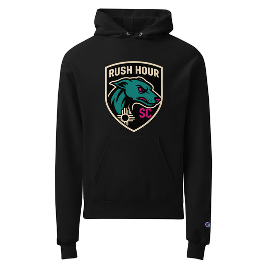 Signature | Champion Hoodie | Rush Hour | Badge Logo
