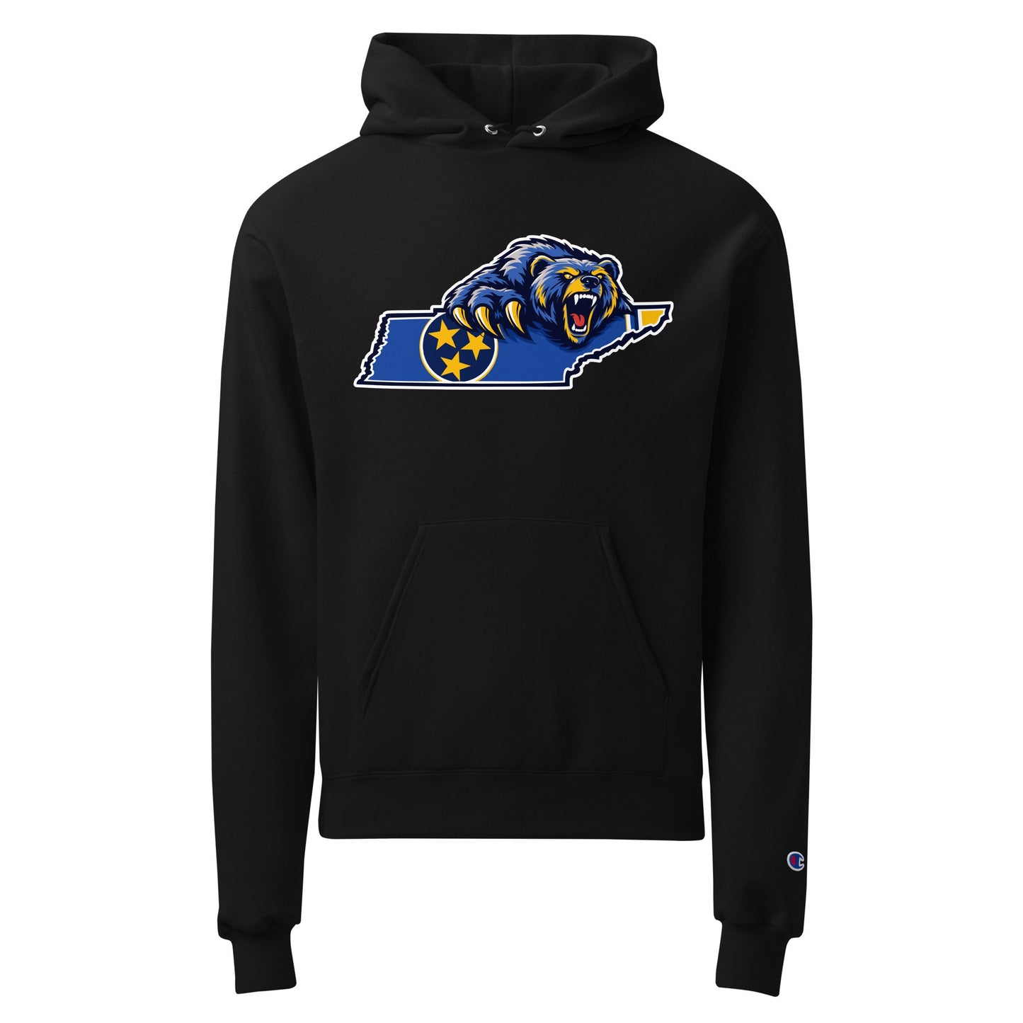 Signature | Champion Hoodie | Rutherford County Grizzlies Football | Tennessee Logo