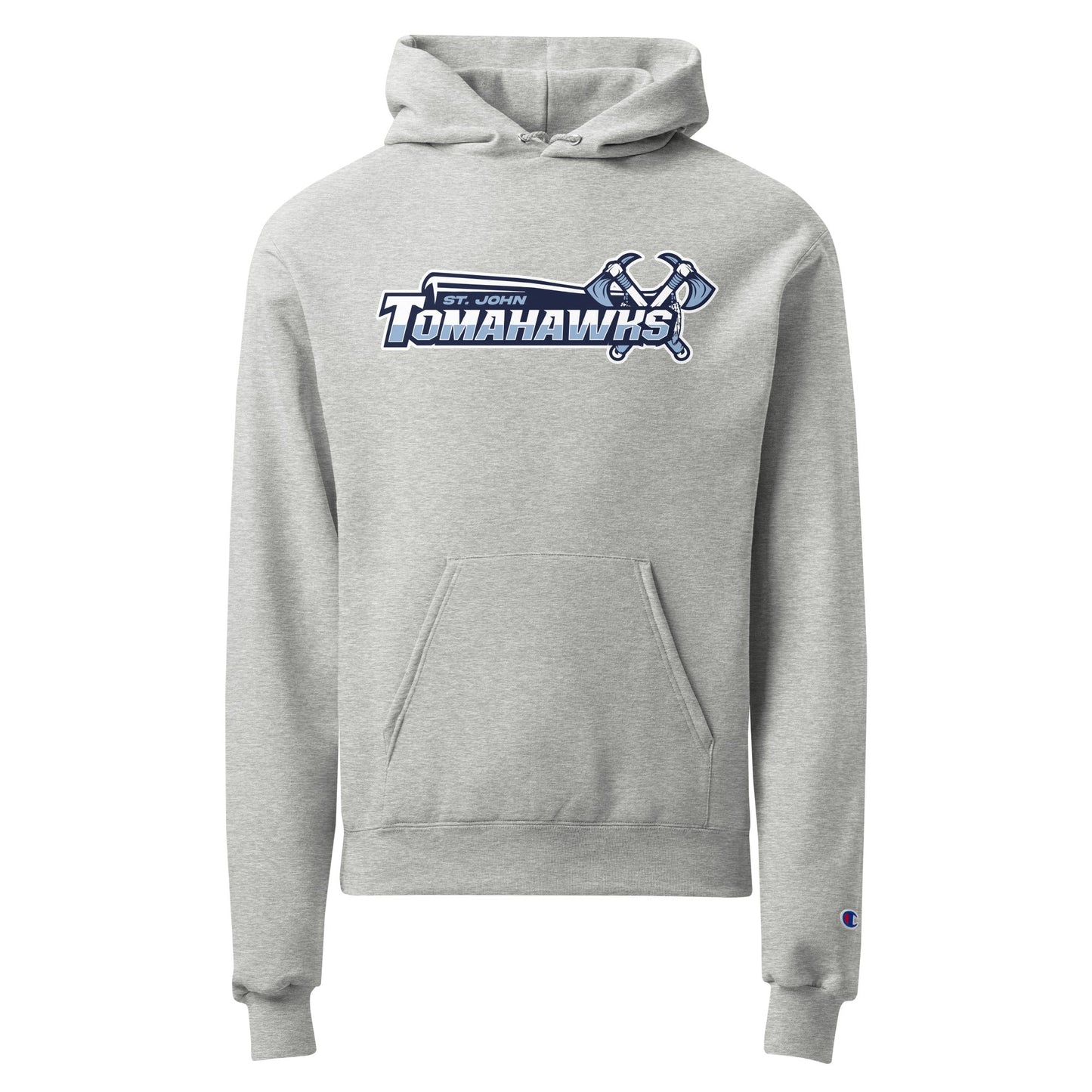 Signature | Champion Hoodie | Saint John Tomahawks | Script Logo