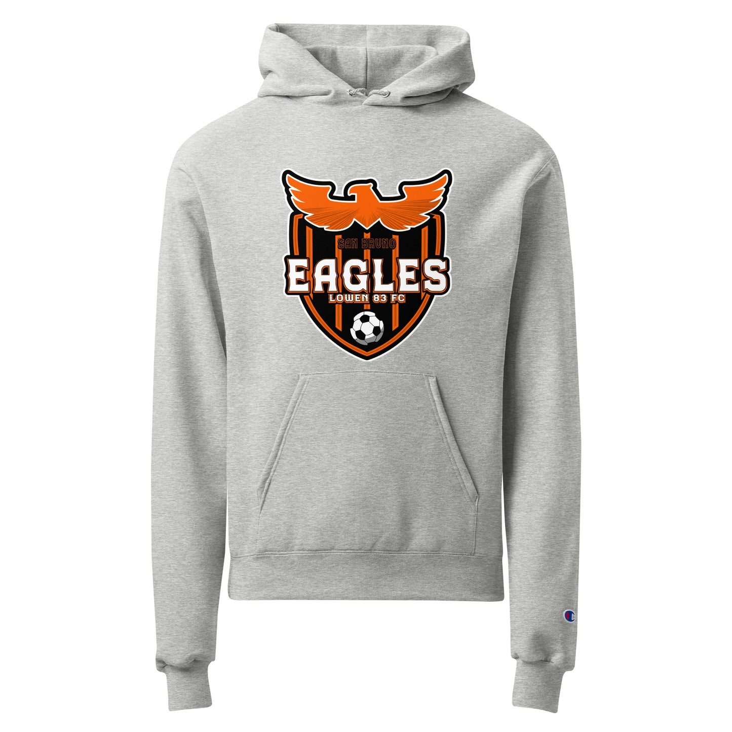Signature | Champion Hoodie | San Bruno Eagles | Shield Logo