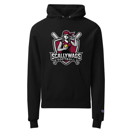 Signature | Champion Hoodie | Scallywags Softball | Crest Logo
