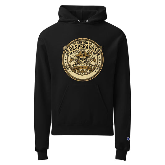 Signature | Champion Hoodie | Sinton Desperados Baseball | Badge Logo