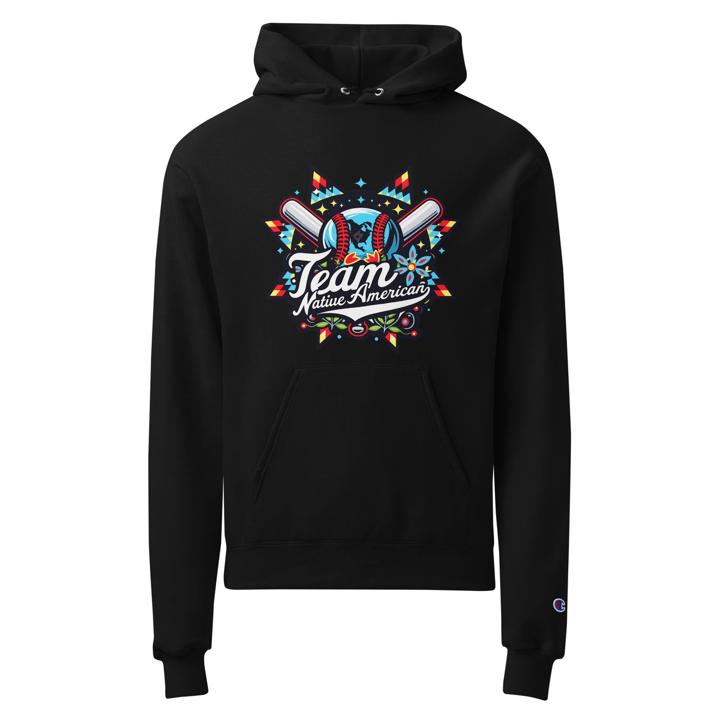 Signature | Champion Hoodie | Team Native American | Tribal Emblem Logo