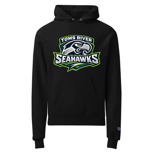 Signature | Champion Hoodie | Toms River Seahawks | Mascot Script Logo