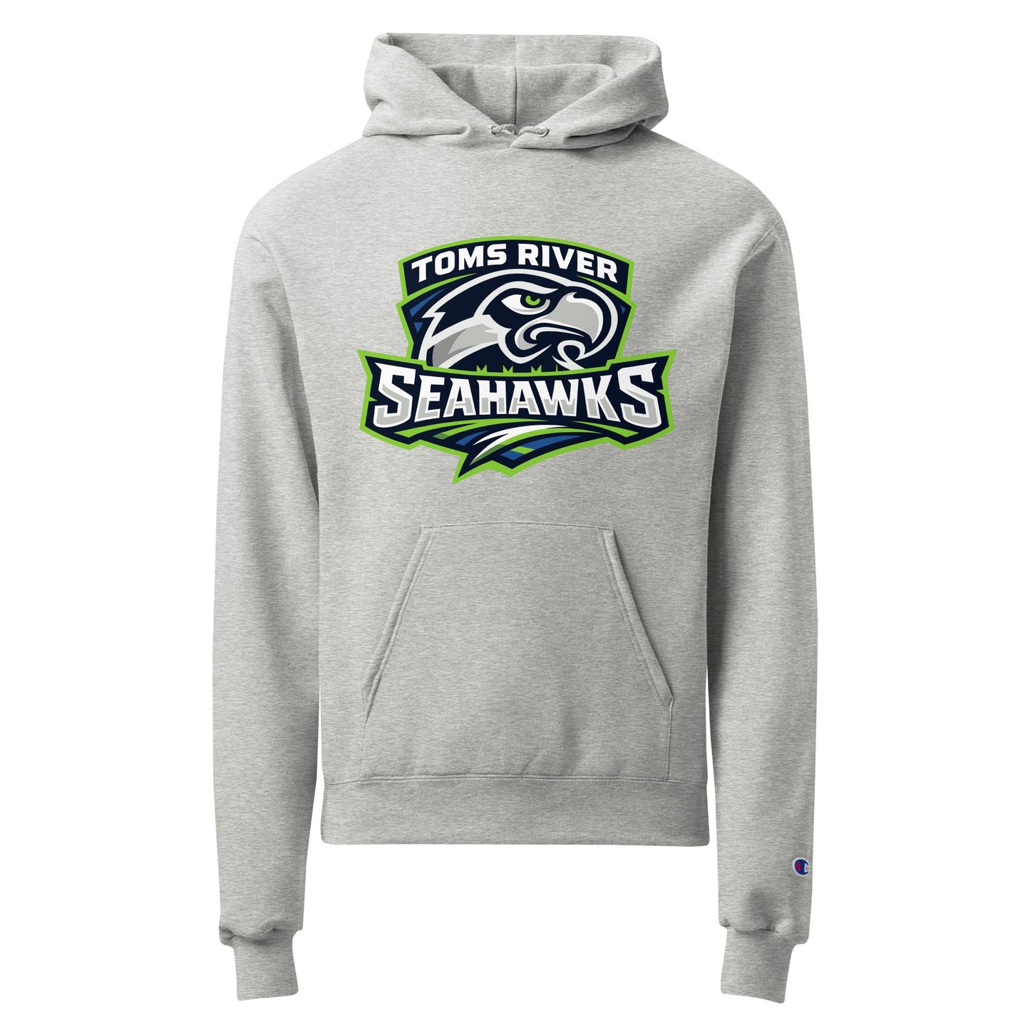 Signature | Champion Hoodie | Toms River Seahawks | Mascot Script Logo