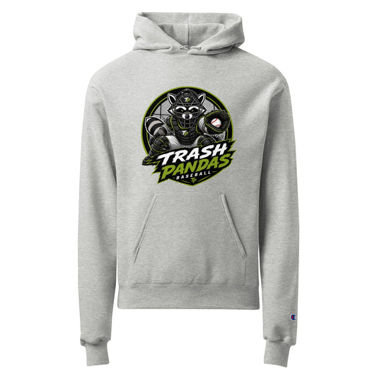 Signature | Champion Hoodie | Trash Pandas Baseball Organization | Athletics Logo