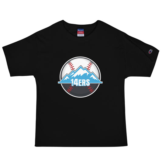 Signature | Champion T-Shirt | 14ers Baseball | Athletics Logo