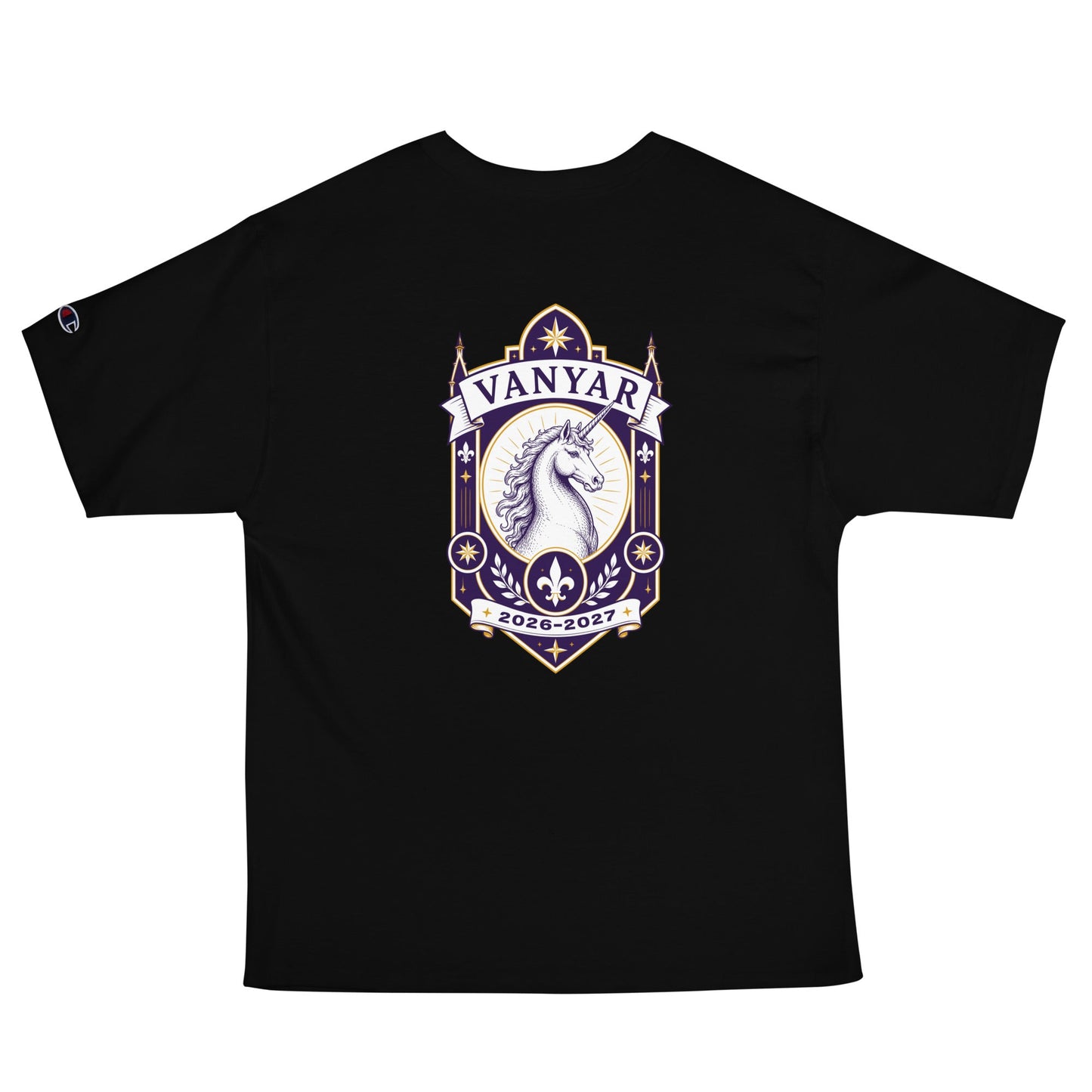 Signature | Champion T-Shirt | Arma Dei Academy Logic Houses | Vanyar Logo