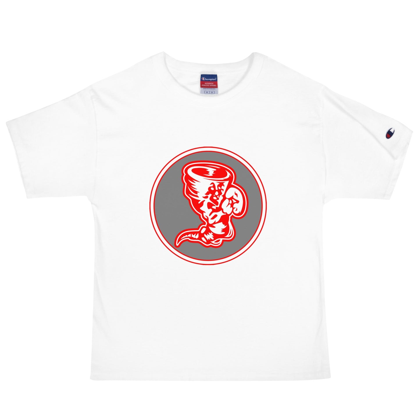 Signature | Champion T-Shirt | Bay High Softball | Badge Logo