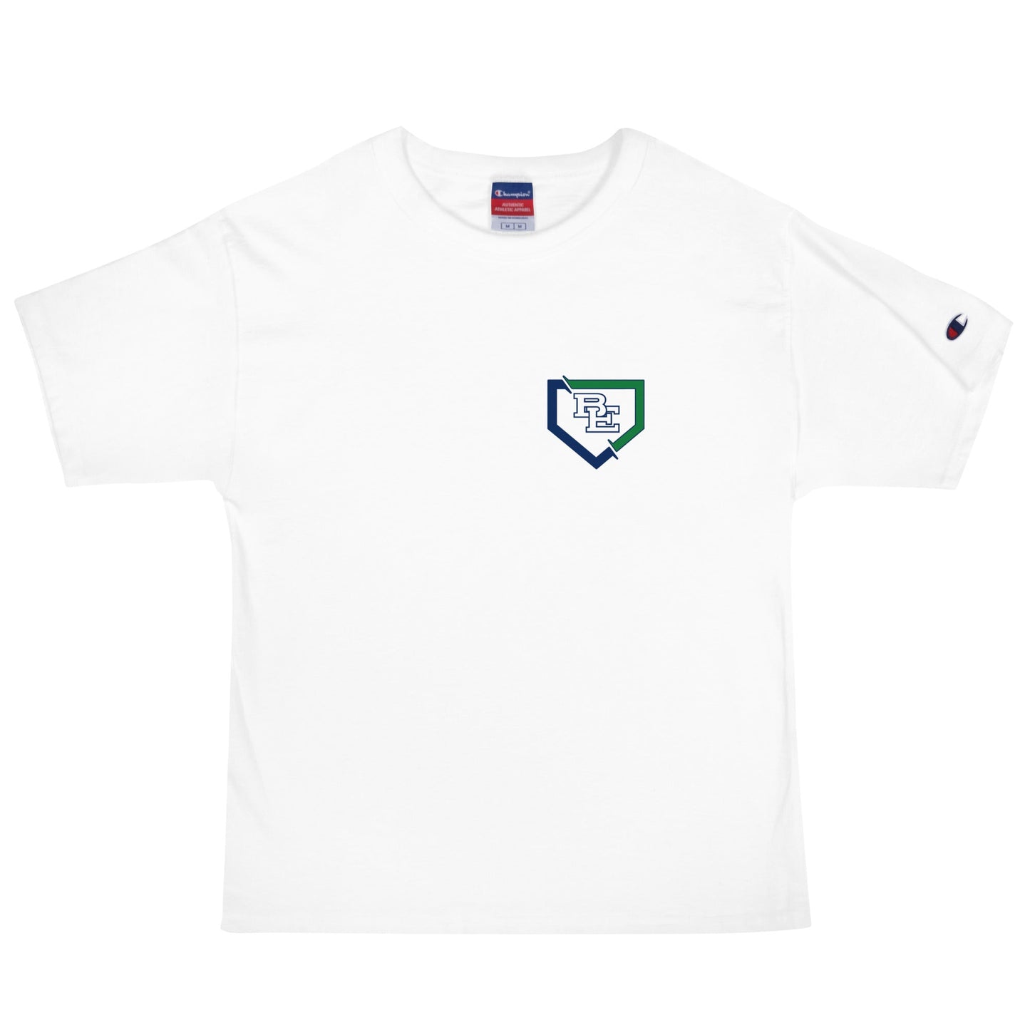 Signature | Champion T-Shirt | BE Softball | Plate Logo