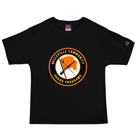 Signature | Champion T-Shirt | Belleville Community Guard Programs | Badge Logo