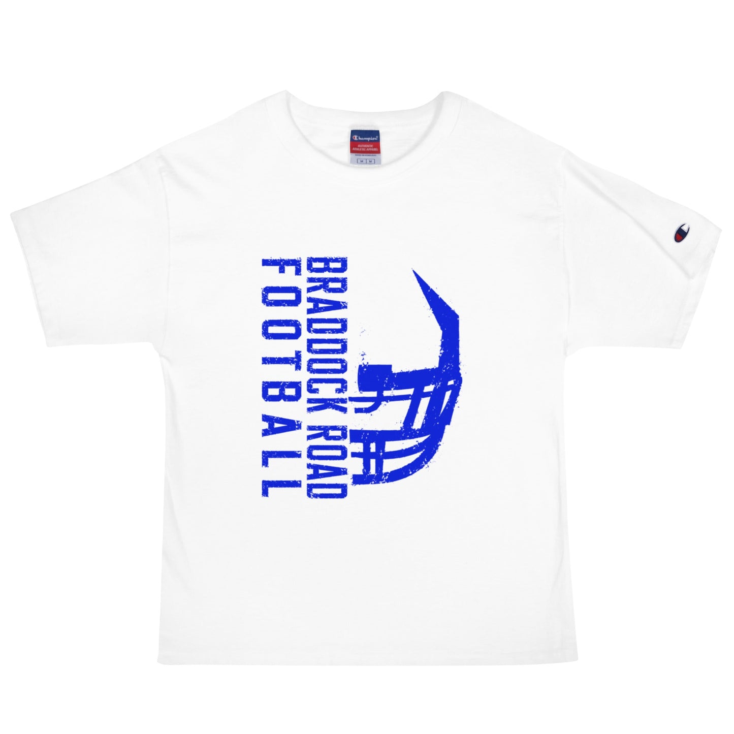 Signature | Champion T-Shirt | Braddock Road Football | Sideline Vertical Logo