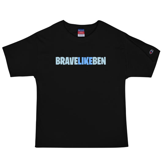 Signature | Champion T-Shirt | Brave Like Ben | Wordmark Logo