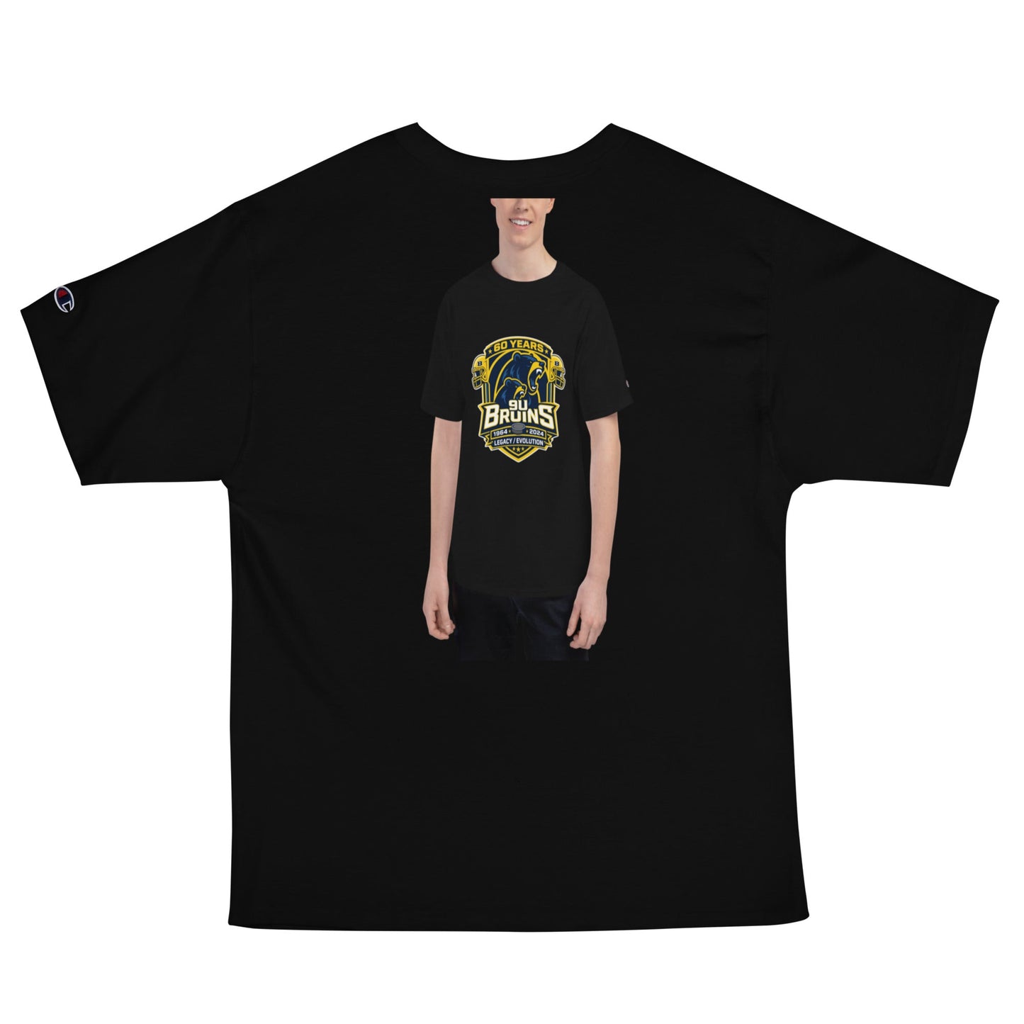 Signature | Champion T-Shirt | Bruins The Evolution | Legacy Crest Logo