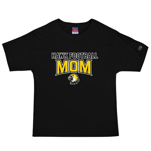 Signature | Champion T-Shirt | Cardinal Ohara Hawks | Football Mom Logo