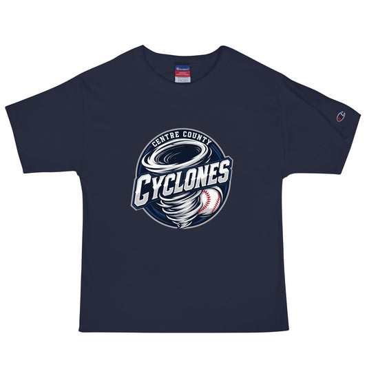 Signature | Champion T-Shirt | Centre County Cyclones | Badge Logo